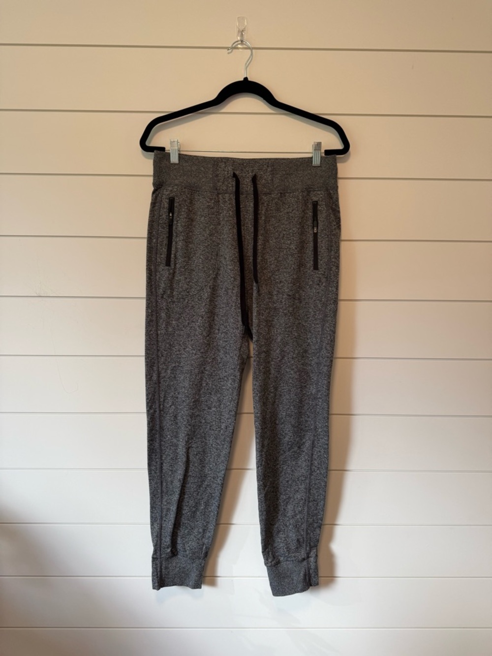 Zella Heather Gray Drawstring Joggers Size M
